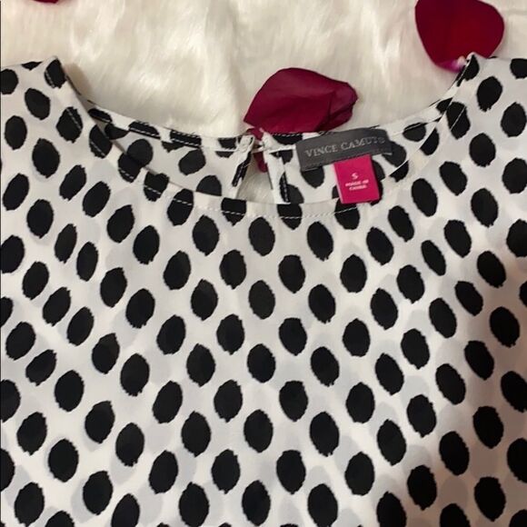 Vince Camuto Polka Dot Blouse - Picture 3 of 8